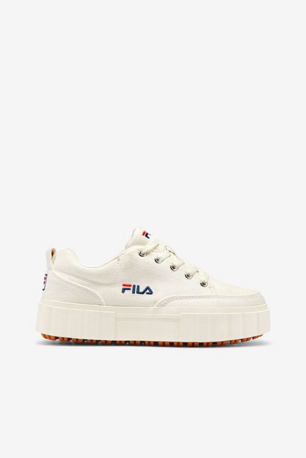 Tênis Fila Mulher Azul Marinho/Vermelhas - Fila Sandblast Creeper Portugal Online,BJXD-56719